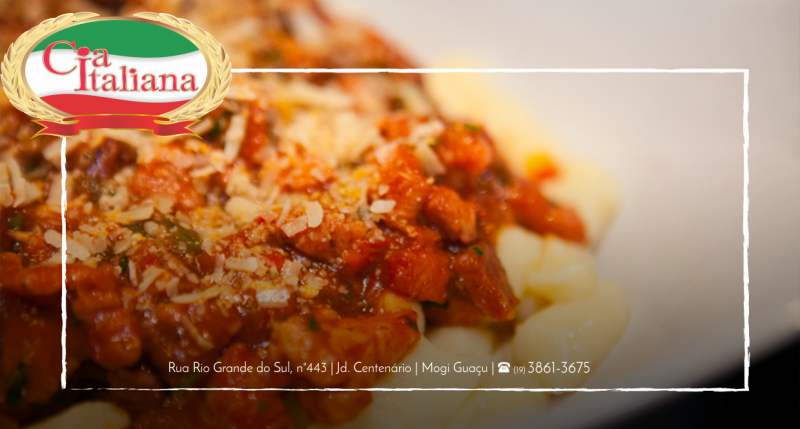 Nhoque com Ragù de porco Nhoque com Ragù de porco